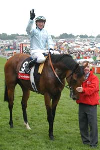 Kieren Fallon lo explica: 3 Derbys en su cartera. Foto: Jesús de Miguel
