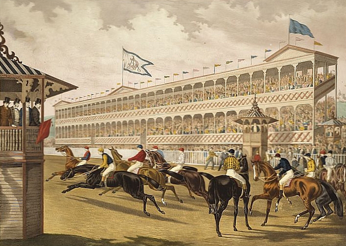 El deporte más antiguo. Pintado por: