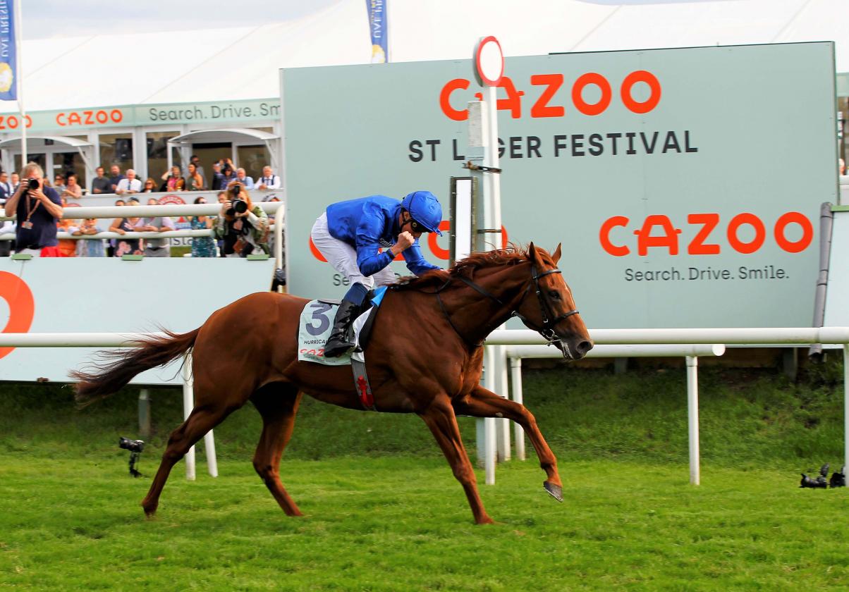 Hurricane Lane gana el St Leger. Foto: 